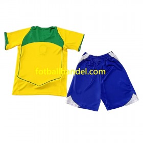 Barn Fotballdrakter Brasil 2004 Hjemme Retro Kortermet